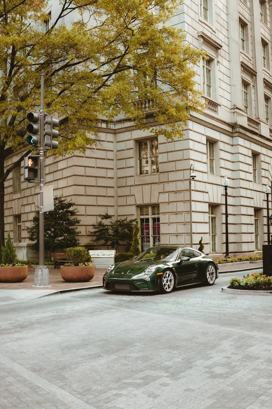 premium car parked in city street