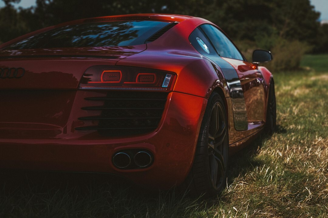 shiny car parked outdoors