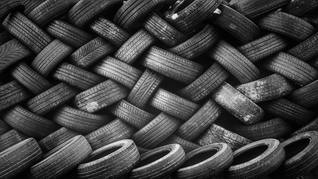 car tires close up